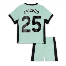 Chelsea Moises Caicedo #25 3rd Trikot 2023-24 Kurzarm (+ kurze hosen)